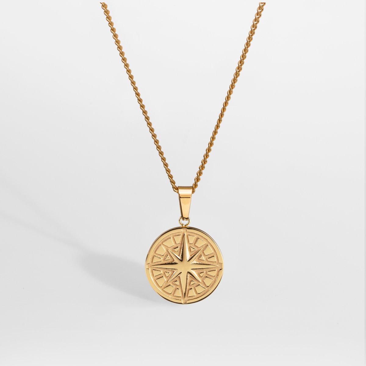 compass chain gold