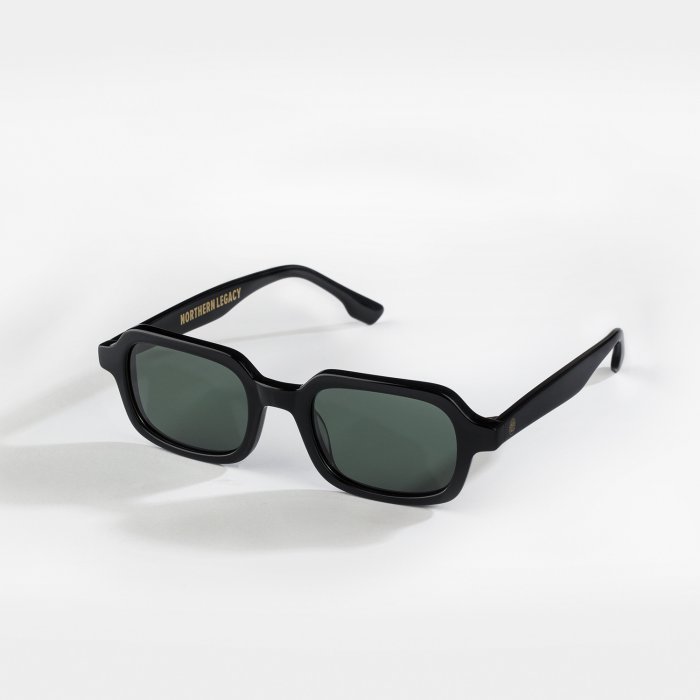 Modern solbriller - Sort/grøn