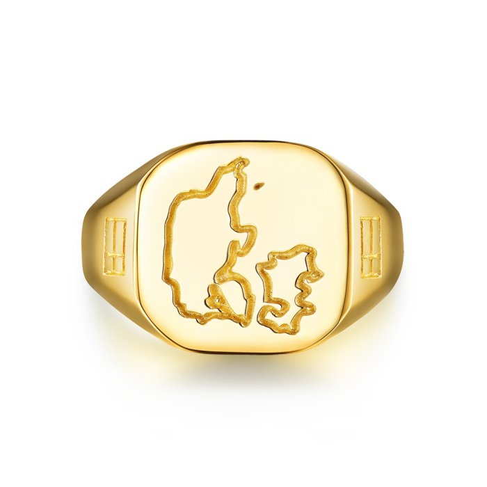Denmark Legacy Signature - Guldtonet ring