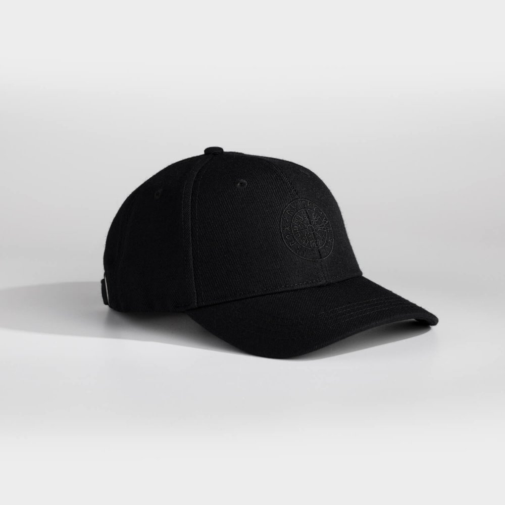 NL Vegvisir cap - Black/black