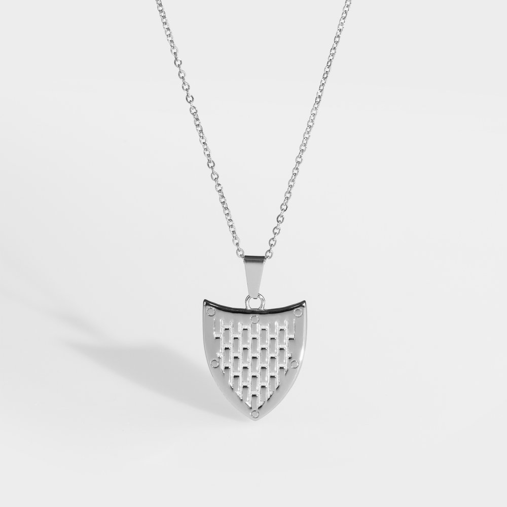 NL Shield halskæde - Sølvtonet