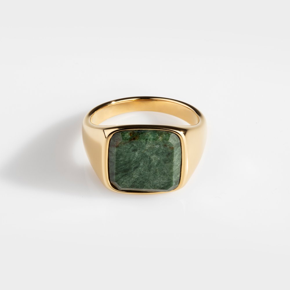 Verde Signature - Guldtonet ring
