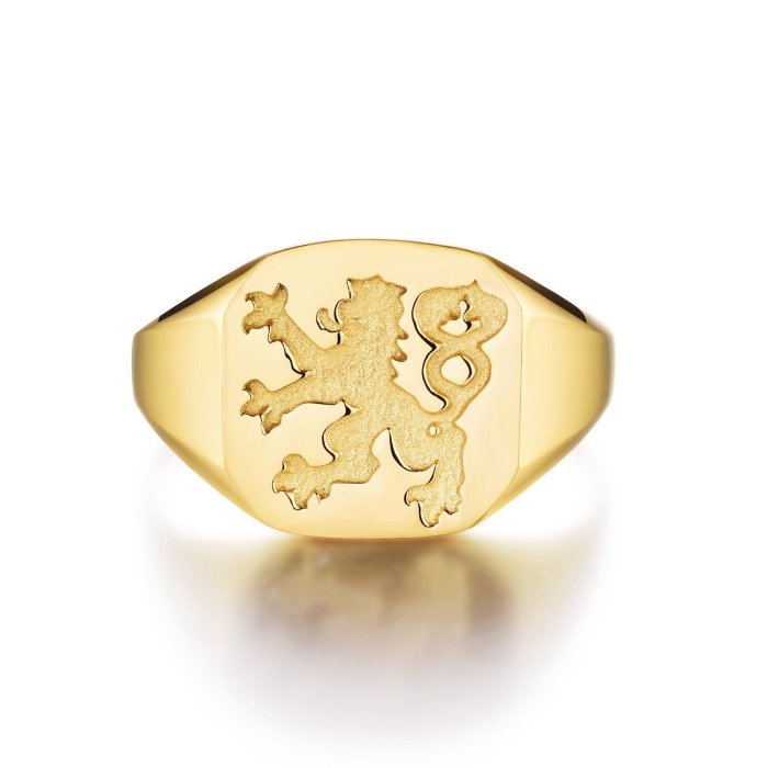 Lionheart Signature - Guldtonet ring